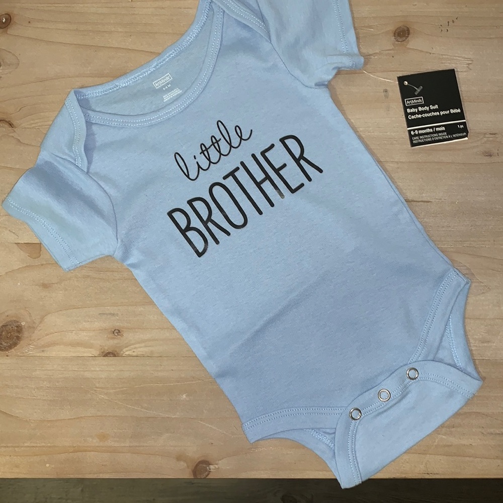 “Little Brother” onesie size 6-9 months